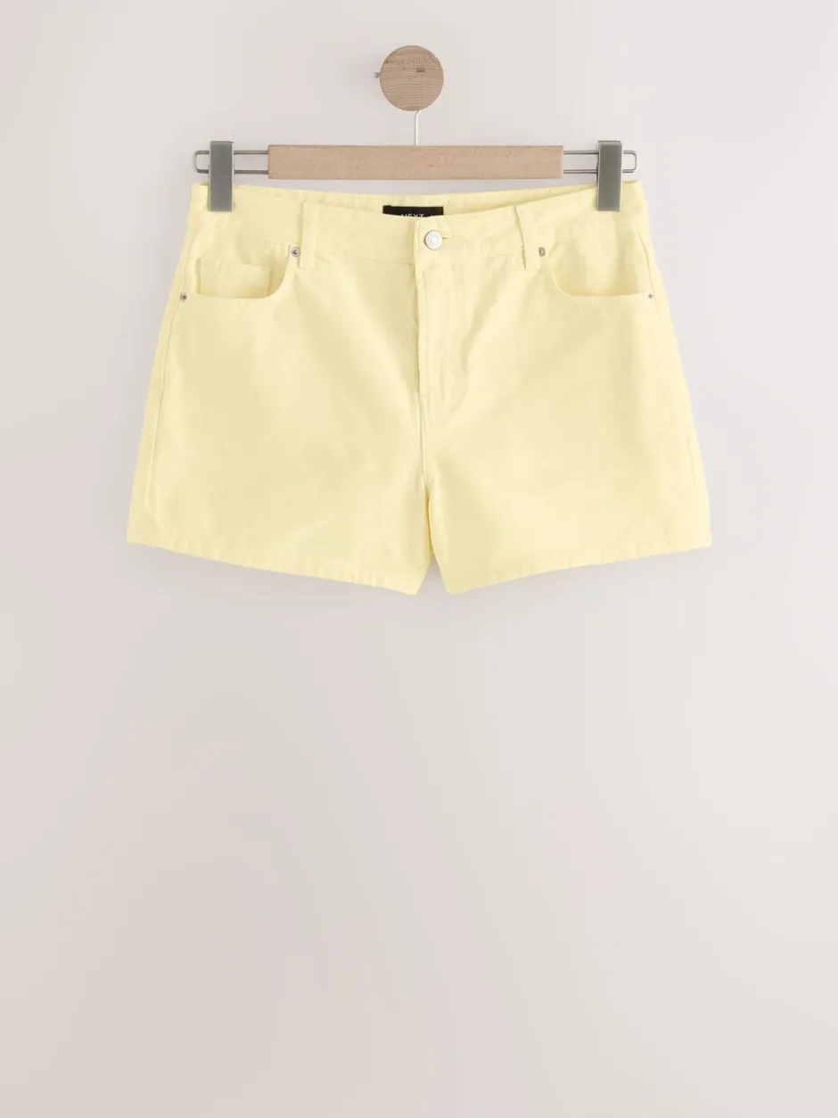 Shorts*Next - Denim shorts voor jongens Citroengeel