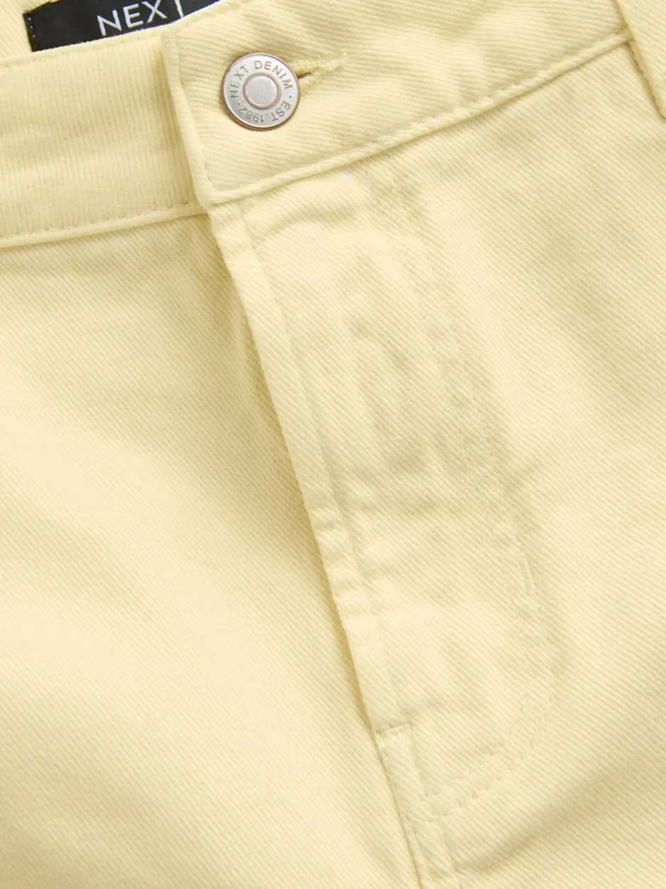 Shorts*Next - Denim shorts voor jongens Citroengeel
