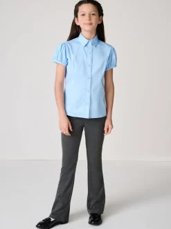 Overhemden En Blouses|Clarks aansluitend school overhemd met korte mouwen