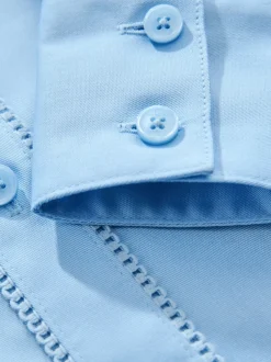 Overhemden En Blouses*Clarks aansluitend schooloverhemd met Lange mouwen