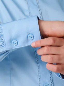 Overhemden En Blouses*Clarks aansluitend schooloverhemd met Lange mouwen