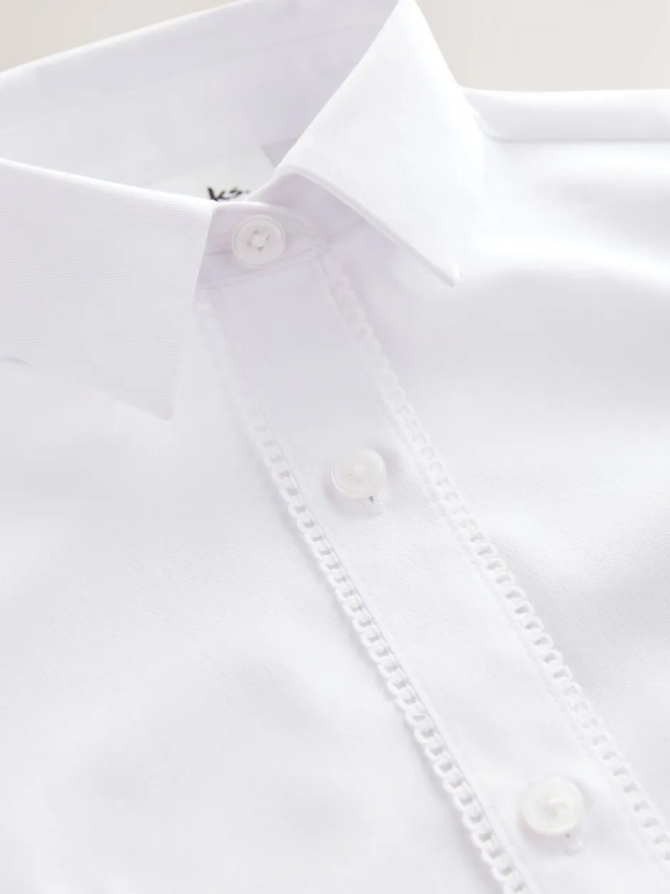 Overhemden En Blouses|Clarks Aansluitende Overhemden met Lange mouwen 3 stuks