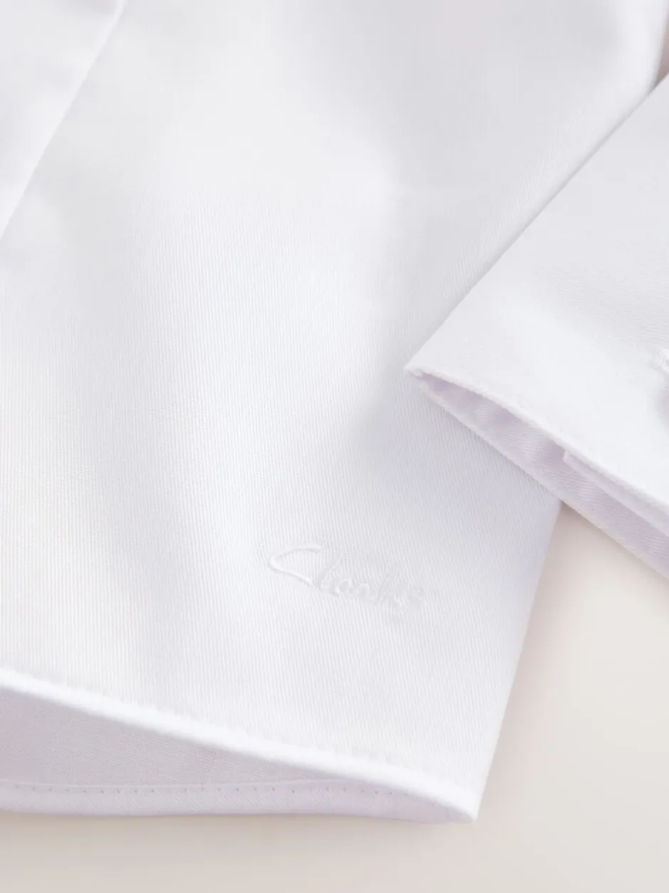Overhemden En Blouses|Clarks Aansluitende Overhemden met Lange mouwen 3 stuks