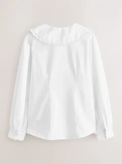 Overhemden En Blouses|Clarks Kraag Lange Mouw Schoolshirts 2 Pack