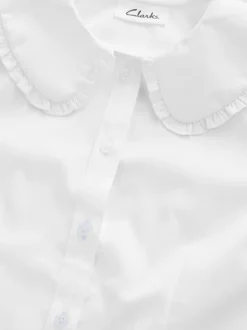 Overhemden En Blouses|Clarks Kraag Lange Mouw Schoolshirts 2 Pack