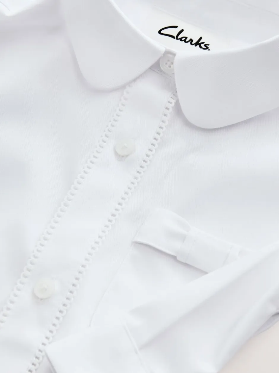 Overhemden En Blouses*Clarks set van 3 schooloverhemden met lange mouwen en strik