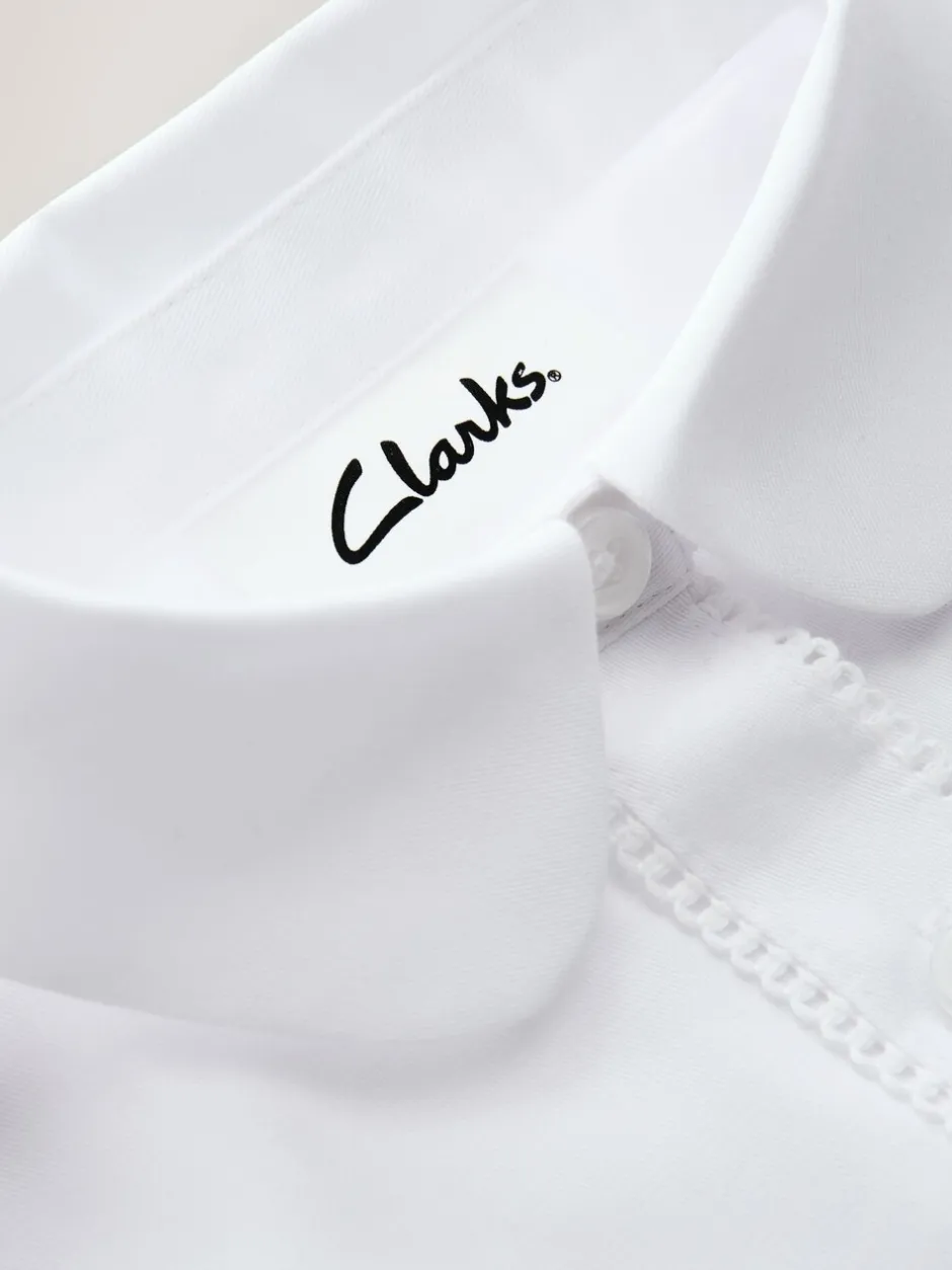 Overhemden En Blouses*Clarks set van 3 schooloverhemden met lange mouwen en strik