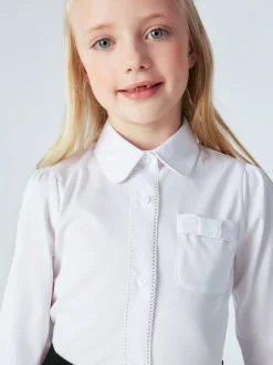 Overhemden En Blouses*Clarks set van 3 schooloverhemden met lange mouwen en strik