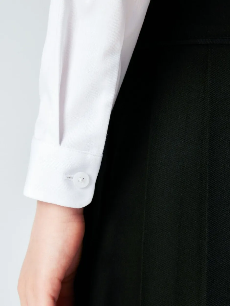 Overhemden En Blouses*Clarks set van 3 schooloverhemden met lange mouwen en strik