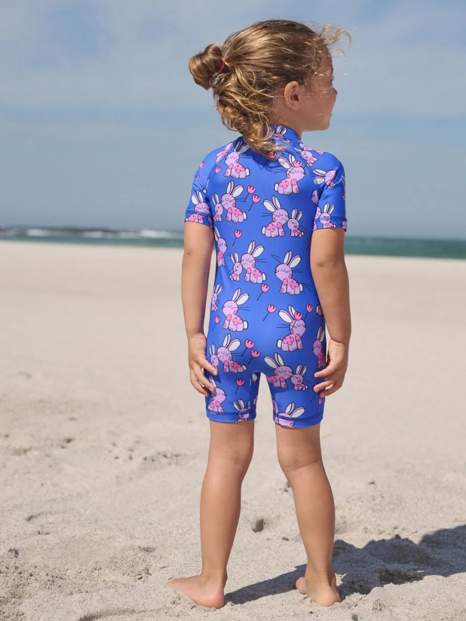 Badkleding|Badkleding*Next Cobalt Blue Bunny - Zonbeschermend badpak (3 mnd-10 jr)
