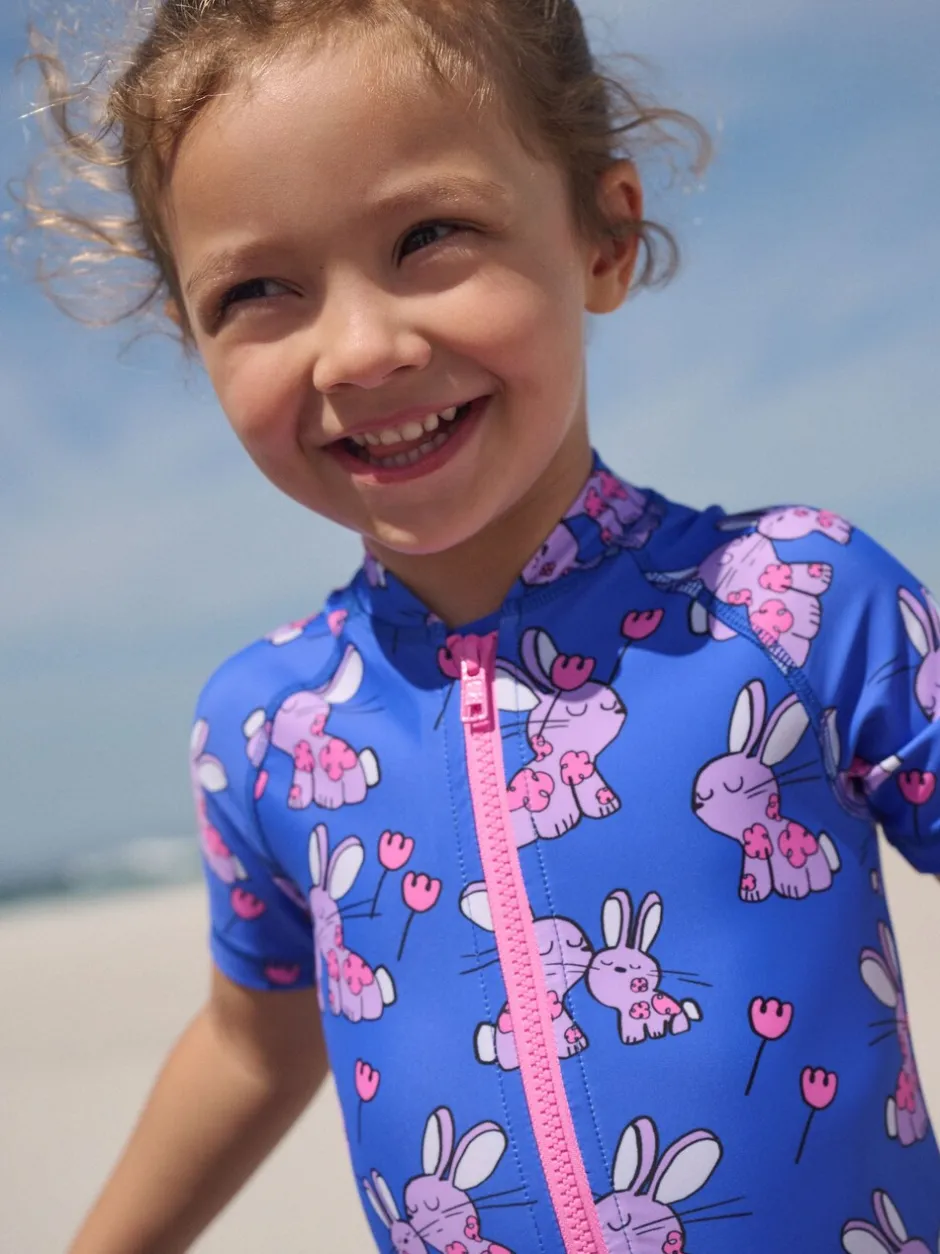 Badkleding|Badkleding*Next Cobalt Blue Bunny - Zonbeschermend badpak (3 mnd-10 jr)