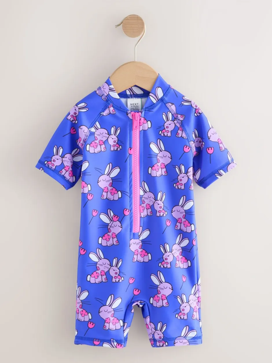 Badkleding|Badkleding*Next Cobalt Blue Bunny - Zonbeschermend badpak (3 mnd-10 jr)