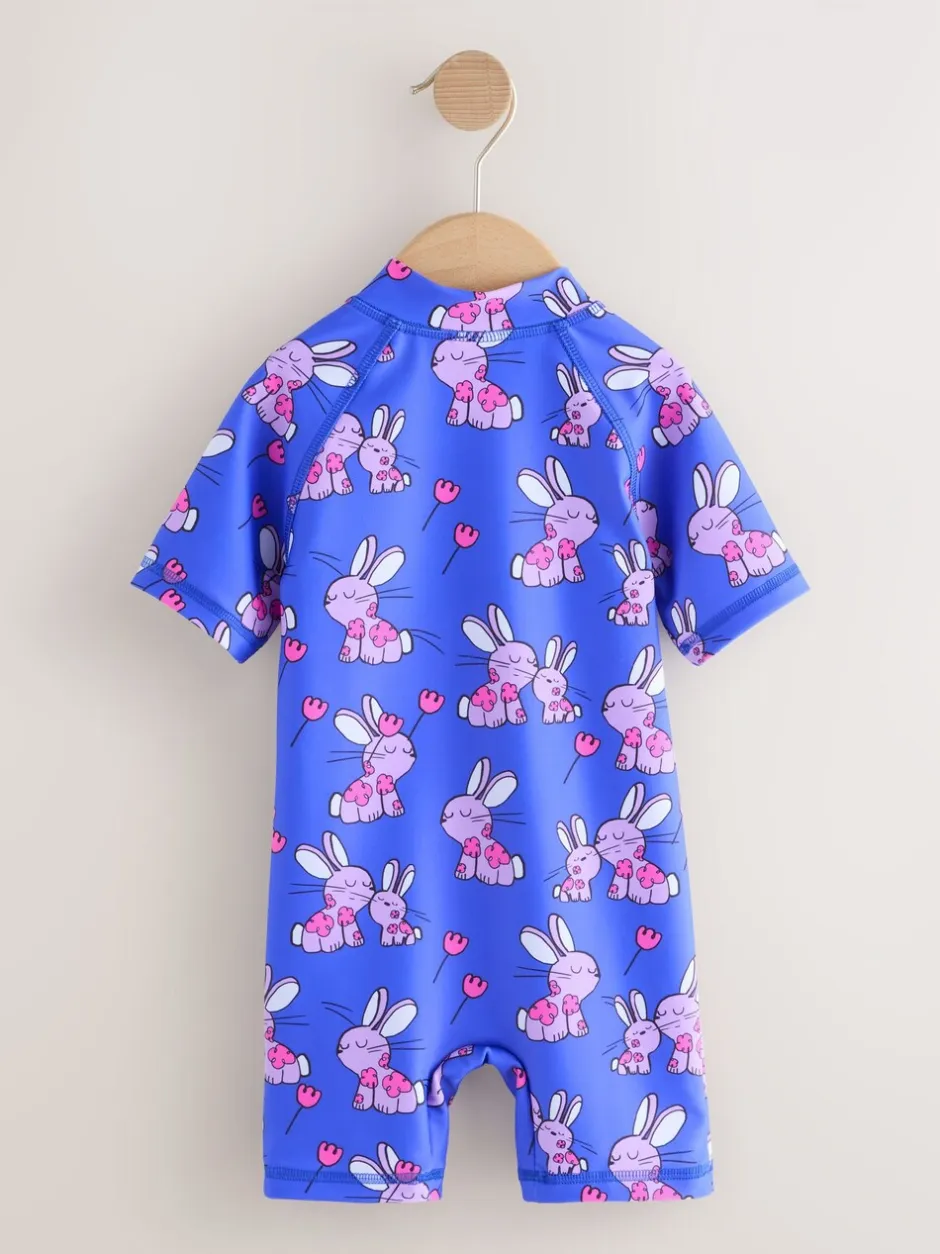 Badkleding|Badkleding*Next Cobalt Blue Bunny - Zonbeschermend badpak (3 mnd-10 jr)