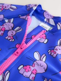 Badkleding|Badkleding*Next Cobalt Blue Bunny - Zonbeschermend badpak (3 mnd-10 jr)