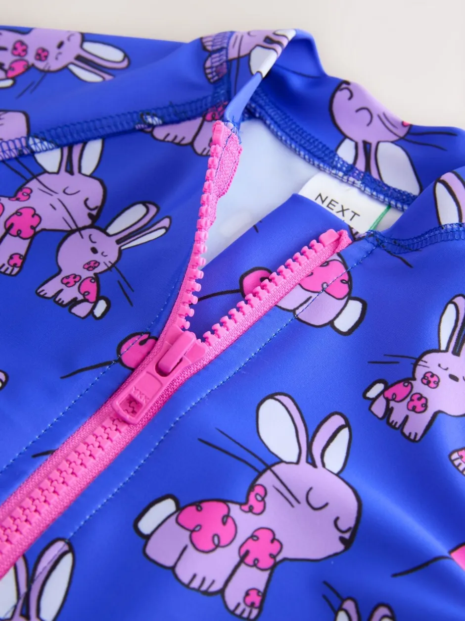 Badkleding|Badkleding*Next Cobalt Blue Bunny - Zonbeschermend badpak (3 mnd-10 jr)