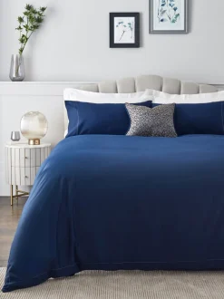 Beddengoedsets En Dekbedovertrekken|Next Collection Luxe 300-draads 100% katoensatijnen luxe dekbedovertrek- en kussensloopset