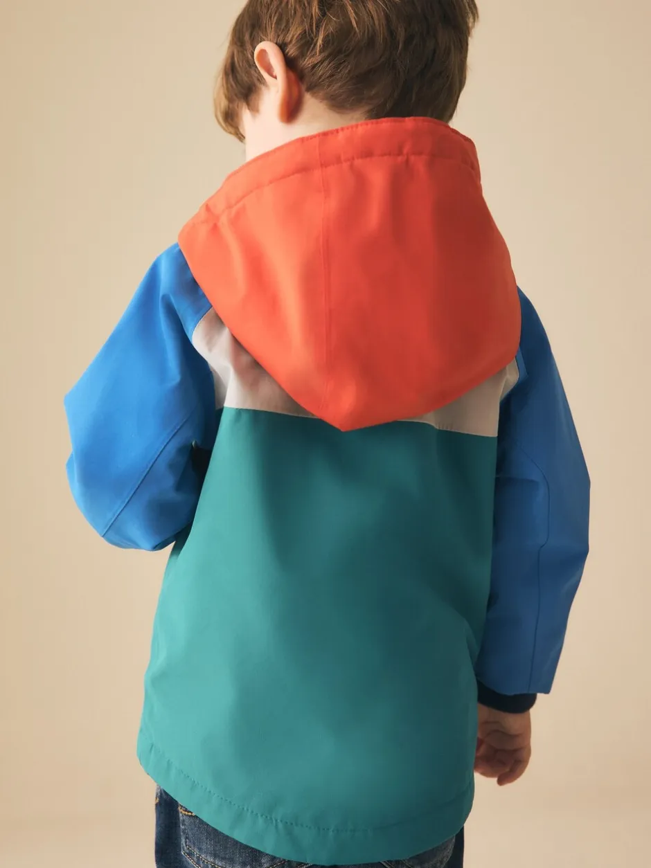 Jassen, Jacks En Kinderwagenpakjes|Jassen En Jacks|Next - Waterproof Fleece Lined Anorak (3mths-7yrs) Colourbock
