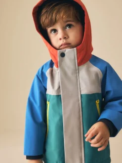Jassen, Jacks En Kinderwagenpakjes|Jassen En Jacks|Next - Waterproof Fleece Lined Anorak (3mths-7yrs) Colourbock