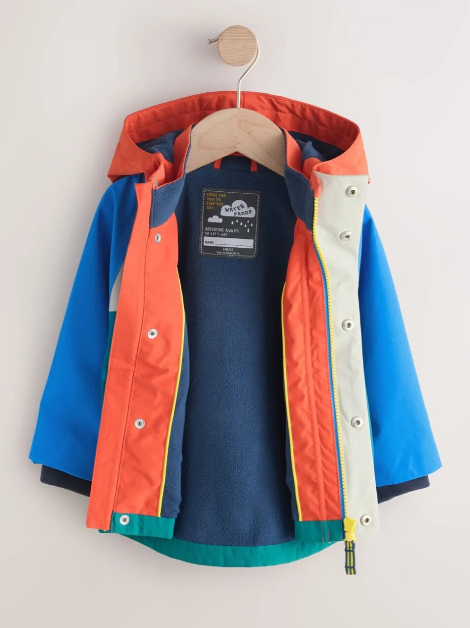 Jassen, Jacks En Kinderwagenpakjes|Jassen En Jacks|Next - Waterproof Fleece Lined Anorak (3mths-7yrs) Colourbock