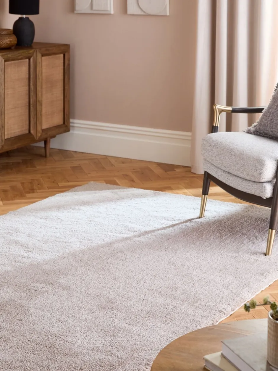 Vloerkleden En Lopers|Vloerkleden En Lopers|Next Comfortabel, wasbaar, hoogpolig vloerkleed Lichtgrijs