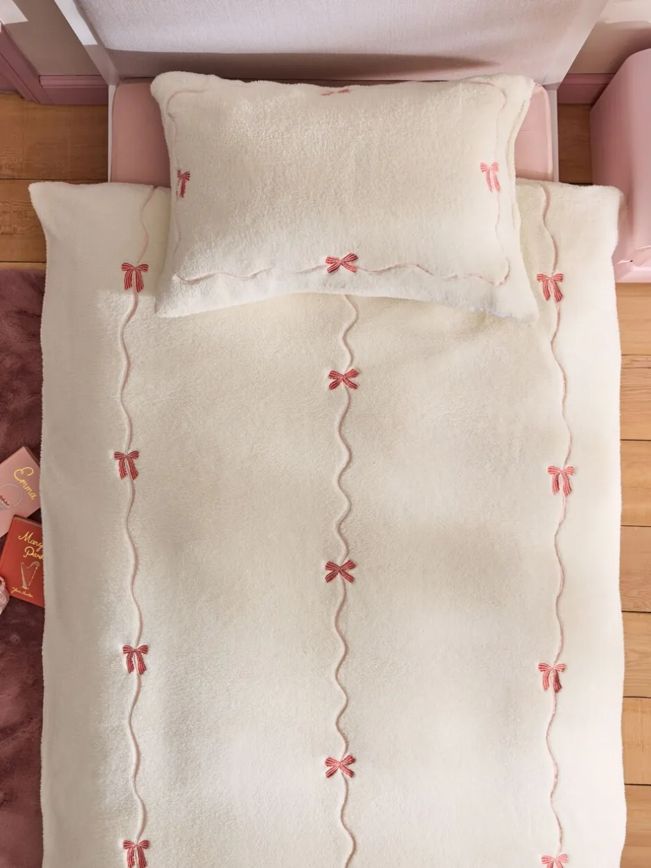 Kinderbeddengoed|Beddengoedsets En Dekbedovertrekken*Next Comfortabele fleece dekbedovertrek en kussensloop