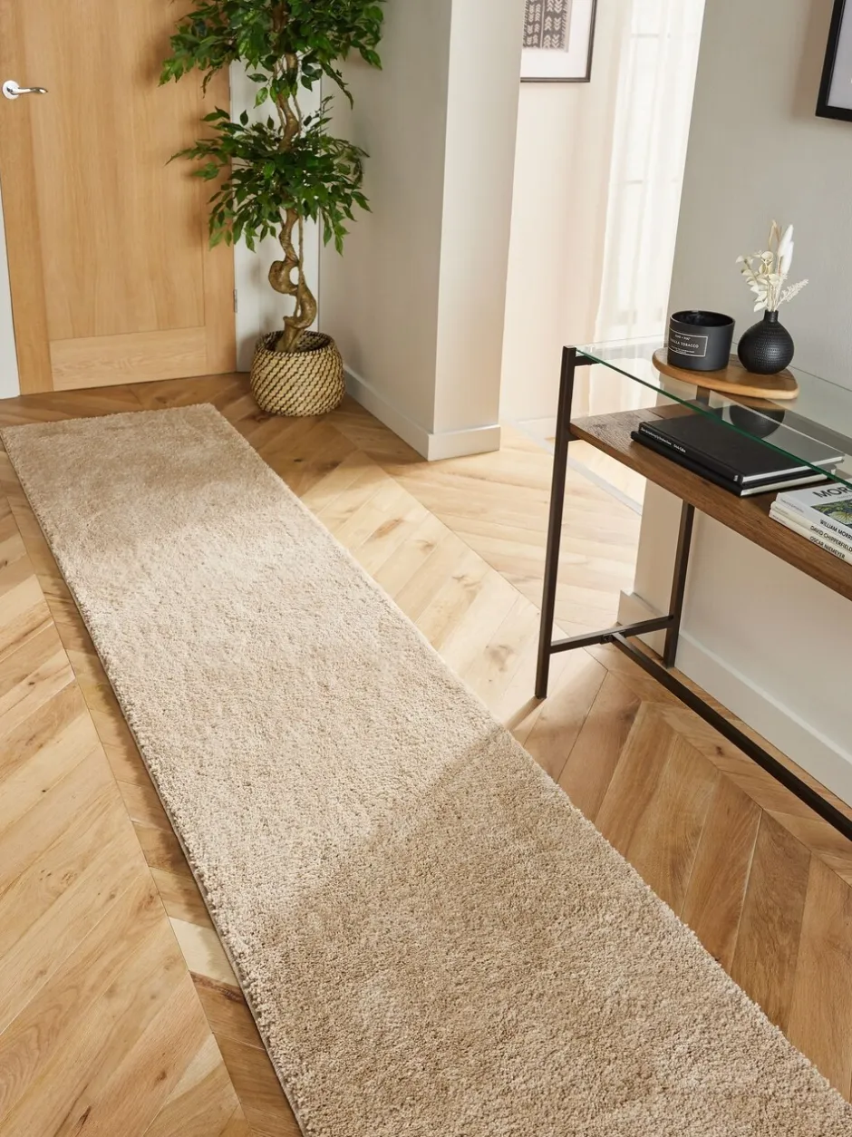 Vloerkleden En Lopers|Vloerkleden En Lopers|Next Comfortabele wasbare lopers voor onregelmatige ondergrond Licht natuurlijk
