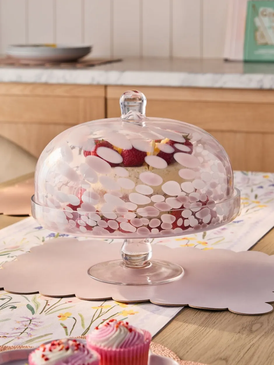 Tafelgerei|Next Confetti Cloche Cake Glass Stand