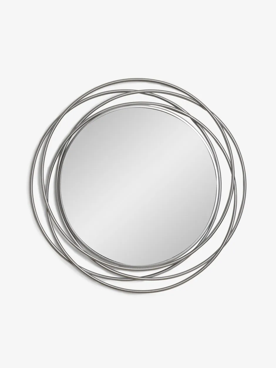 Spiegels|Next Contemporary Wire 60cm Wall Mirror Zilver