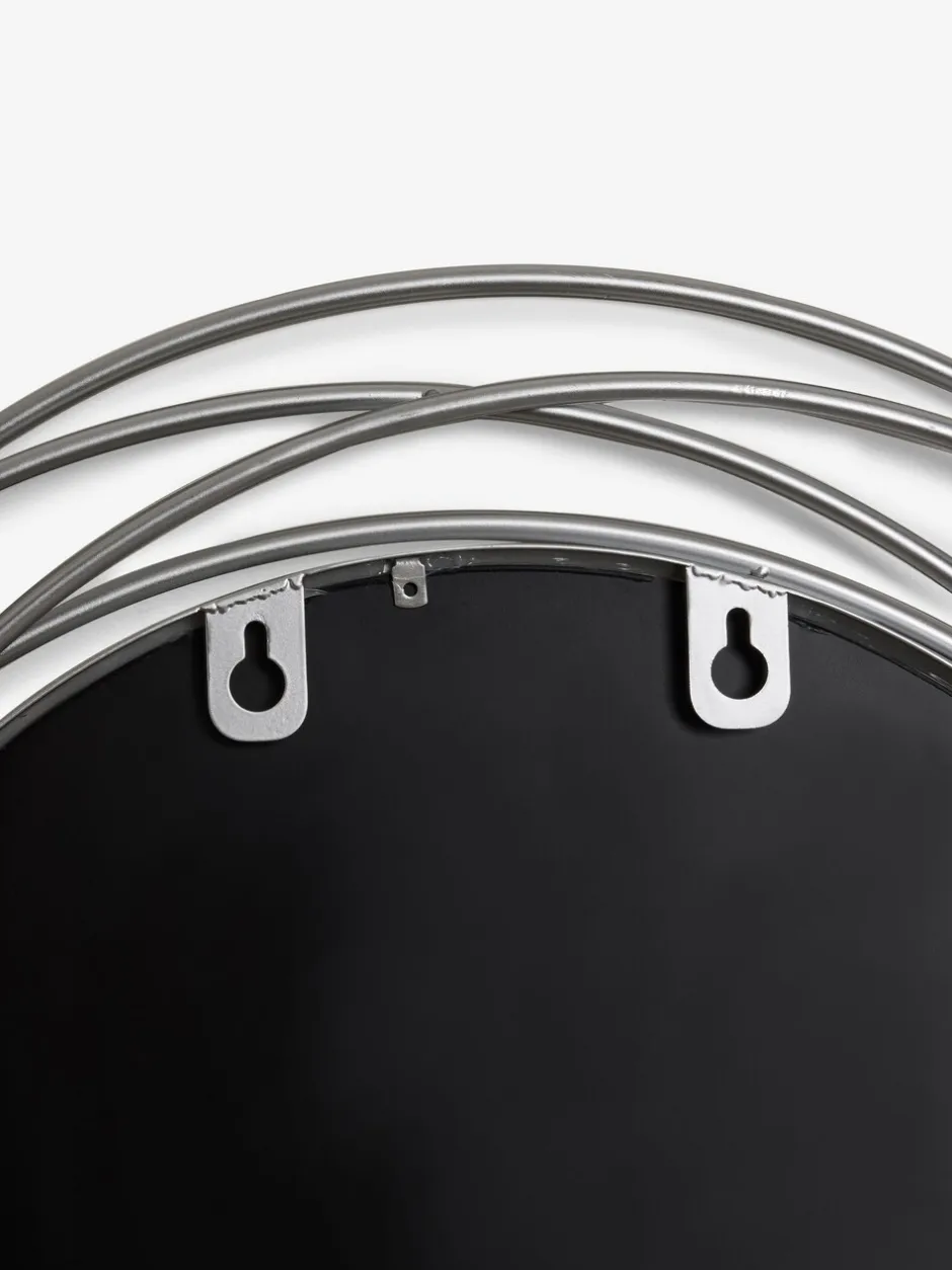 Spiegels|Next Contemporary Wire 60cm Wall Mirror Zilver