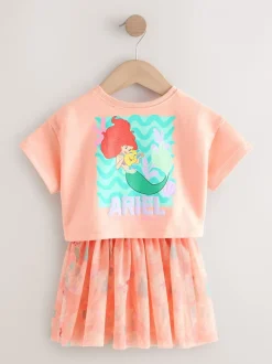 Tops|Shorts En Rokken|Next Coral Ariel - Disney Top & Skirt Set (3mths-7yrs)