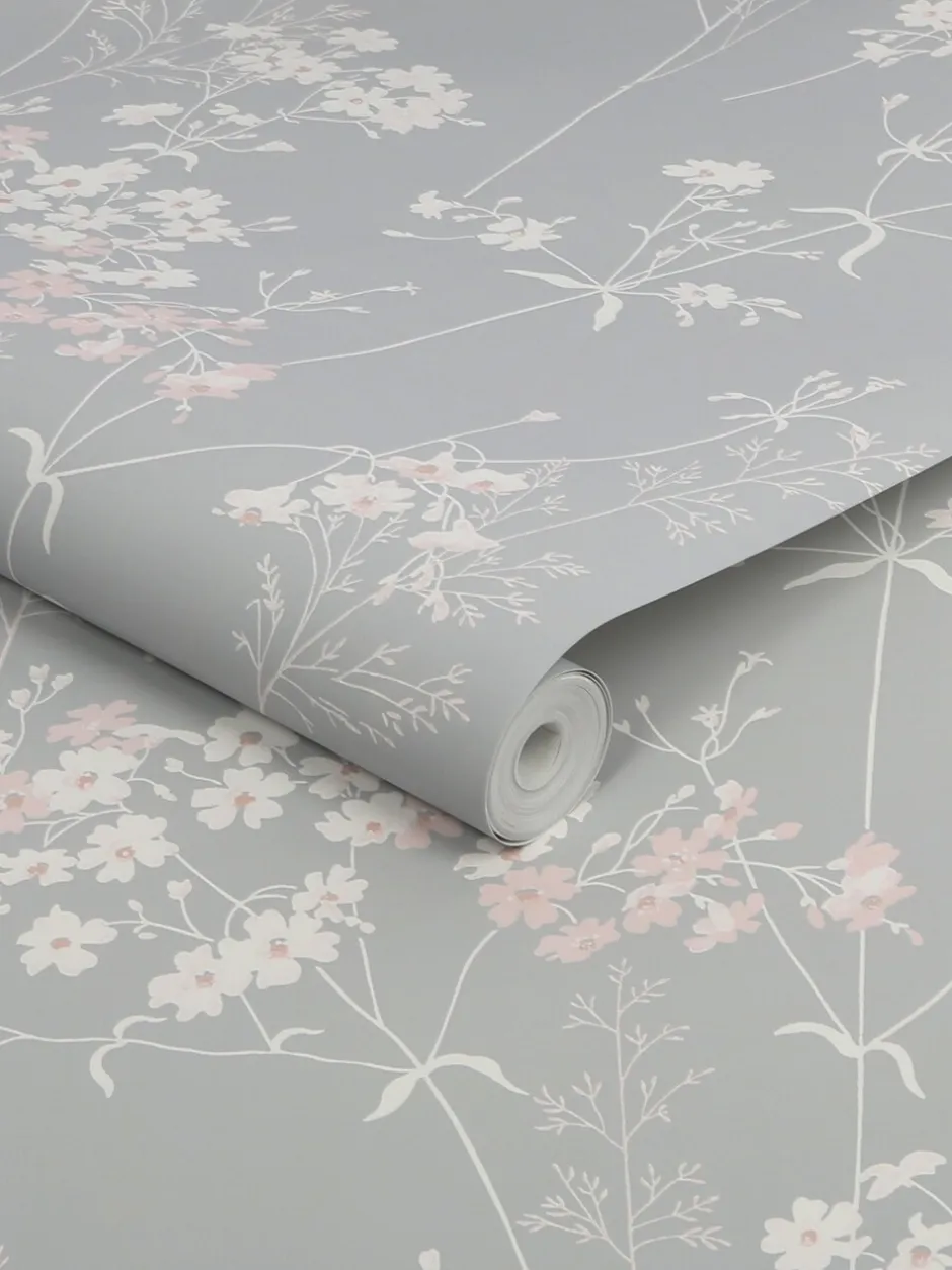 Behang*Next Country Leaves 10M Wallpaper Roze