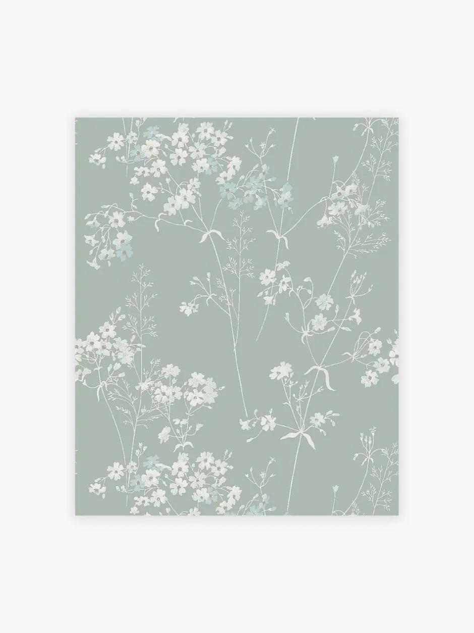 Behang*Next Country Leaves 10M Wallpaper Grijsblauw