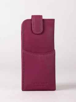 Zonnebril|Lakeland Leather Cranberry - Glasses Case