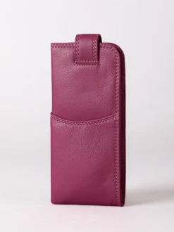 Zonnebril|Lakeland Leather Cranberry - Glasses Case