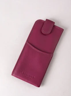 Zonnebril|Lakeland Leather Cranberry - Glasses Case