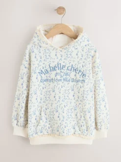 Sweaters En Hoody´S|Next Cream Ditsy Flower - Hoodie (3 - 16 jr)