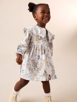 Jurken|Jurken|Next Cream Easter - Collared Dress (3mths-7yrs)