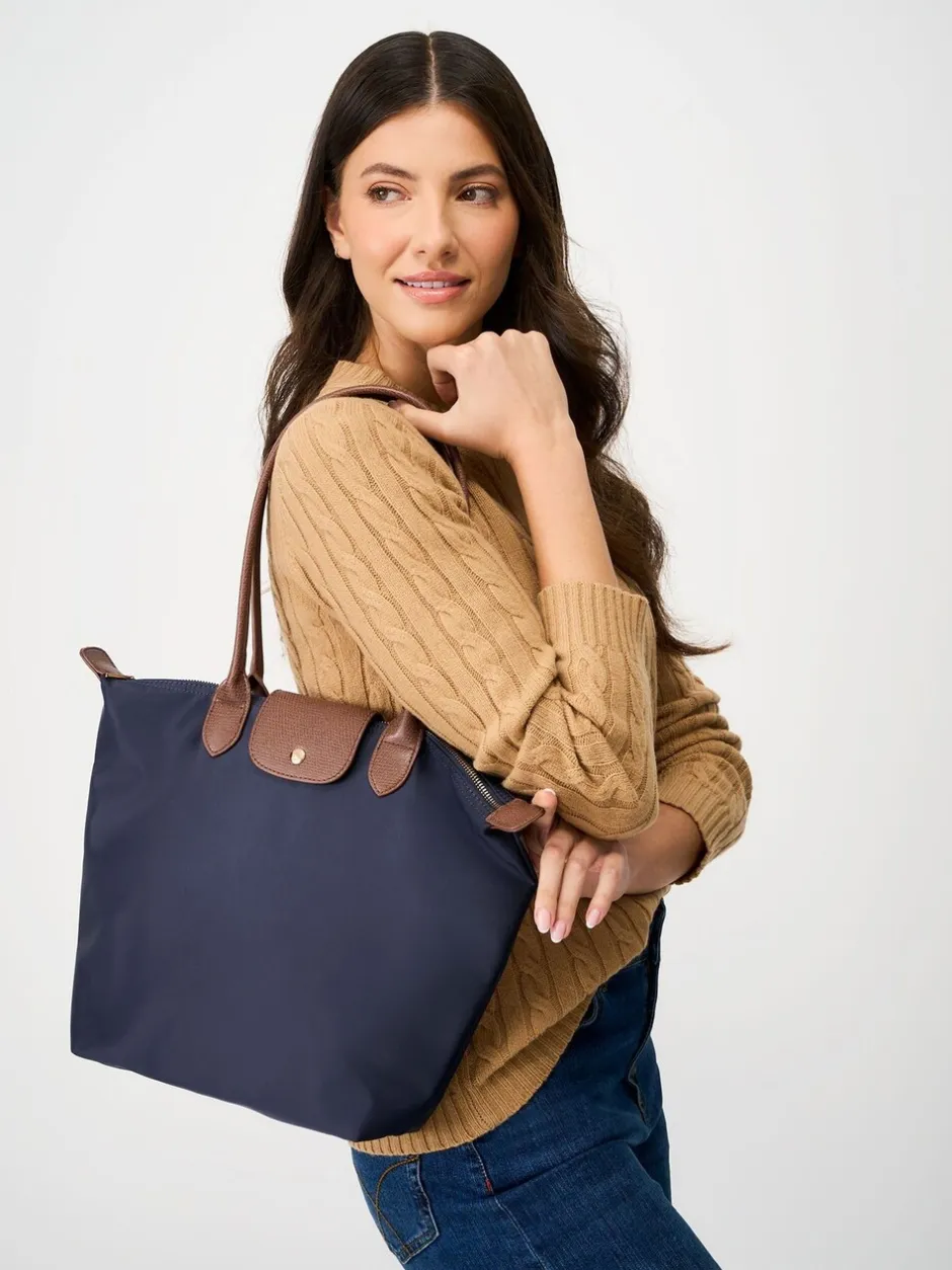 Tassen En Portemonnees|Crew Clothing Classic Zip Top Nylon Tote Bag