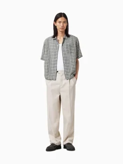 Formele Broek|All Saints - AllSaints Tallis Straight Trousers Crème
