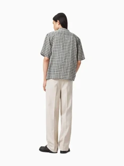 Formele Broek|All Saints - AllSaints Tallis Straight Trousers Crème