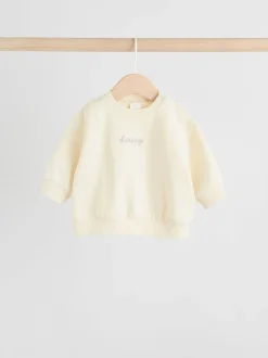 Sets En Combisets|Truien En Breisels*Next Crème - Baby Sweater en Leggings Set 2 Pieces (0mnd-2jr)