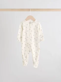 Multipacks|Babypakjes En Babypyjama's|Next Crème - Babypyjama's met tweewegrits (0-2jr)