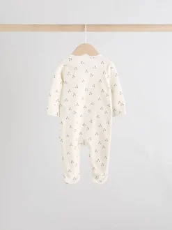 Multipacks|Babypakjes En Babypyjama's|Next Crème - Babypyjama's met tweewegrits (0-2jr)
