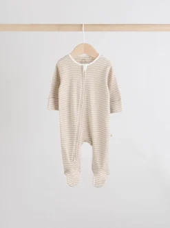 Multipacks|Babypakjes En Babypyjama's|Next Crème - Babypyjama's met tweewegrits (0-2jr)
