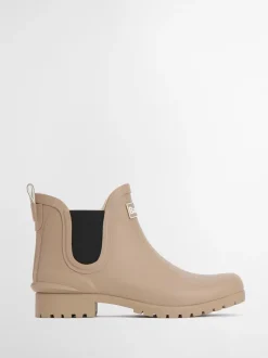 Laarzen|Boots|Barbour - ® Kirkton Chelsea Wellington Boots Crème