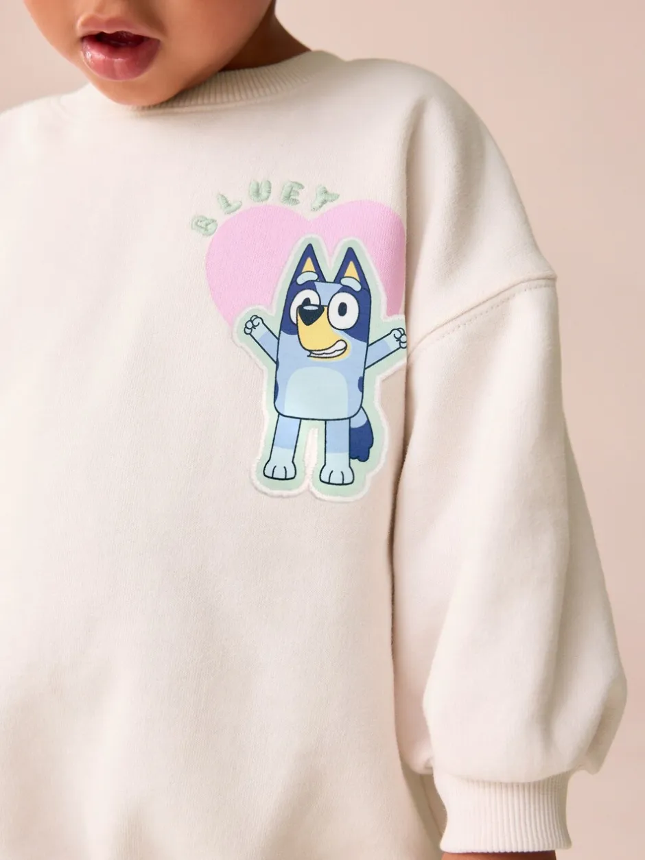 Sets En Combisets|Truien En Breisels|Next Crème - Bluey-set van sweatshirt en legging (12mnd -7jr)
