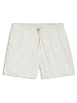 Badkleding*BOSS - Piranha Printed Swim Shorts Crème