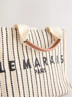 Tassen En Portemonnees|Next Crème - Canvas handtasje