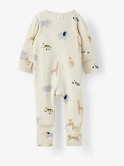 Rompertjes En Tuinbroeken|Cotton On - Long Sleeve Zip Romper Crème