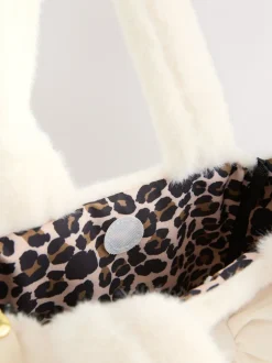 Tassen*Next Crème - Cream Fur Bucket Bag